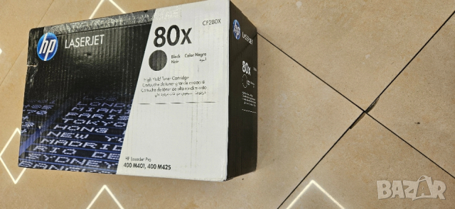 Тонер касета HP 80A Black LaserJet Toner Cartridge Нова Оригинална