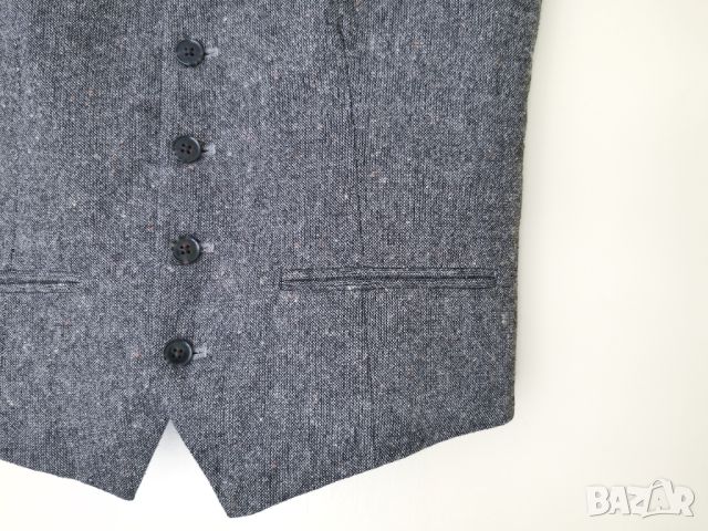 H&M Wool Vest / S* / мъжки елегантно официален елек с вълна / състояние: ново, снимка 10 - Костюми - 45201065