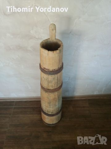 Стара дървена буталка за масло., снимка 16 - Антикварни и старинни предмети - 45681632
