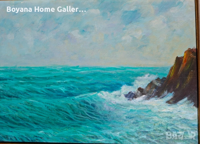 Картина Море Кр.Върбанов маслени бои