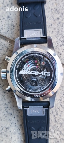 IWC Shaufhaussen Pilot's Watch Chronograph 41 AMG automatic mechanical watch Eta Valjoux 7750 movt, снимка 4 - Други - 53079361