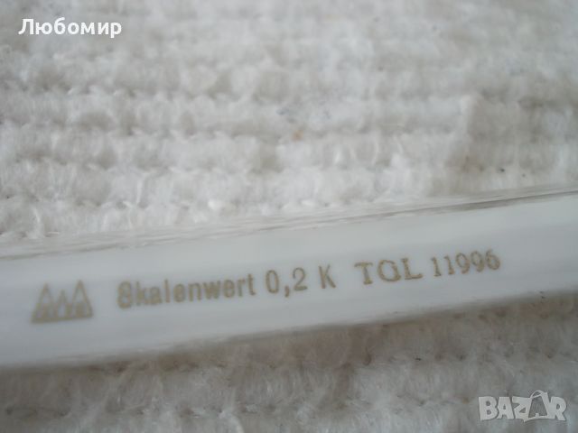 Прецизен термометър 0+200C GDR, снимка 7 - Медицинска апаратура - 45467394