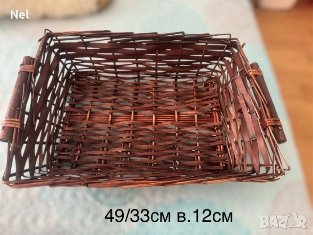 Нови плетени кошници и панери 7-12€, снимка 6 - Декорация за дома - 51766645