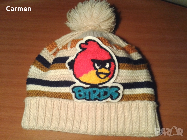 Детска шапка Angry Birds, снимка 3 - Шапки, шалове и ръкавици - 52429676