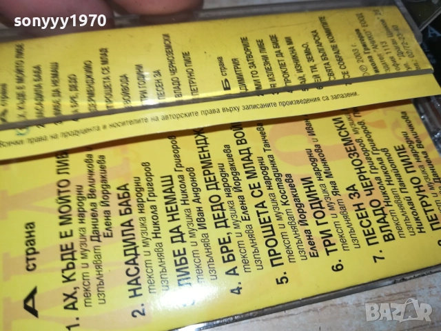 СИТЕ БЪЛГАРИ ЗАЕДНО 5-ОРИГИНАЛНА КАСЕТА 2309251109, снимка 12 - Аудио касети - 51804966