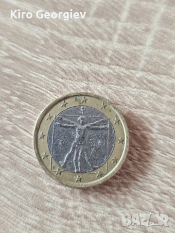 1 евро 2002г Италия 