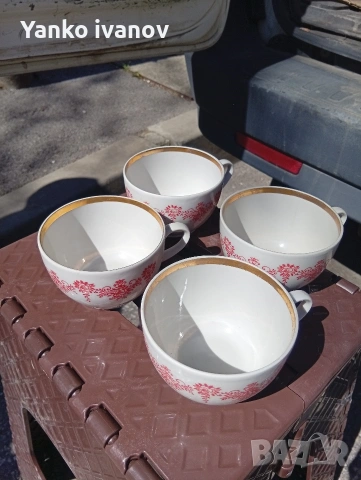 Чаши закафе порцелан, снимка 2 - Чаши - 54140724
