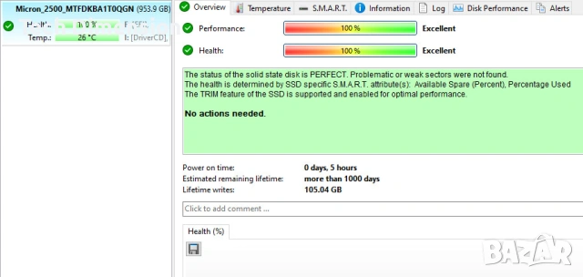 MICRON 1TB M.2 NVME SSD Gen4 , снимка 3 - Твърди дискове - 51734773