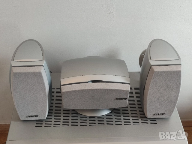 SONY - мощни, малки съраунд тонколони за домашно кино със стойки за стена., снимка 2 - Тонколони - 52828387