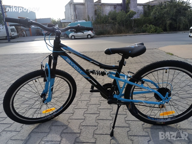 BYOX Велосипед 24" ADVENTURA син, снимка 8 - Велосипеди - 53561191