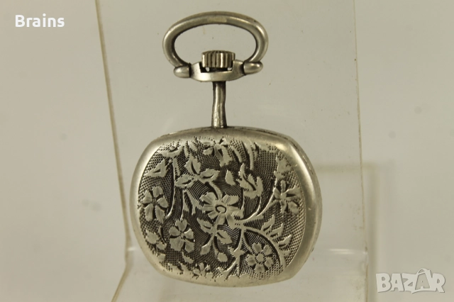 Стар Дамски Сребърен Джобен Часовник FORTEX, снимка 4 - Антикварни и старинни предмети - 51632144