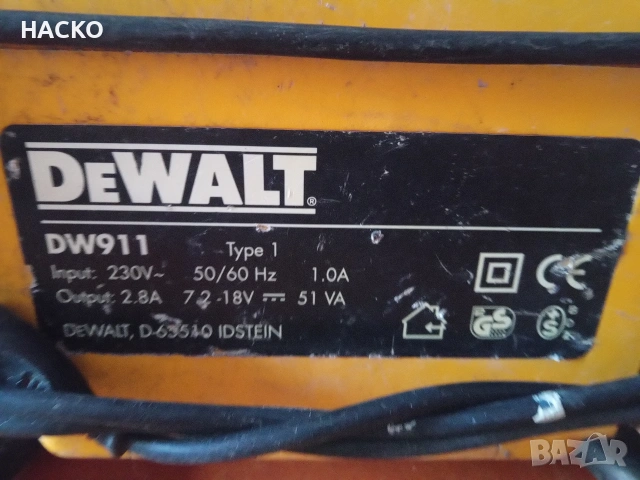 Строително Радио DeWalt DW911 Внос от Англия, снимка 11 - Радиокасетофони, транзистори - 53812554