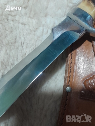 Оригинален нож Пума Puma White hunter 1970 година Чудесно Състояние , снимка 9 - Ножове - 52859975