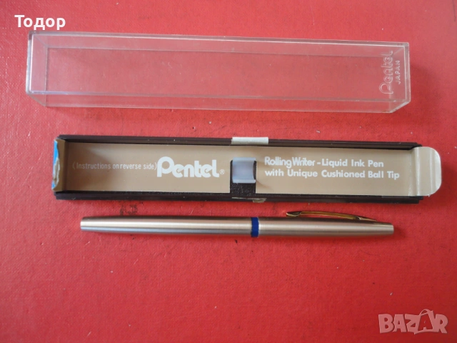 Японски химикал Pentel в кутия , снимка 4 - Антикварни и старинни предмети - 54096916