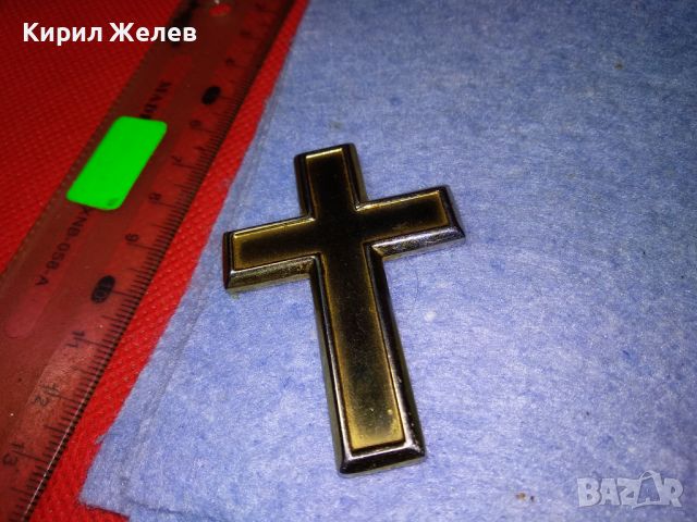 ГОЛЯМ СТИЛЕН ЗЛАТИСТ КРЪСТ от НЕРЪЖДАЕМА БЛАГОРОДНА СТОМАНА 26426, снимка 10 - Други ценни предмети - 46282991