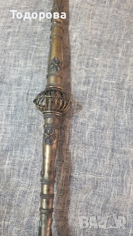 Голяма азиатска лула за опиум, снимка 2 - Антикварни и старинни предмети - 54012661