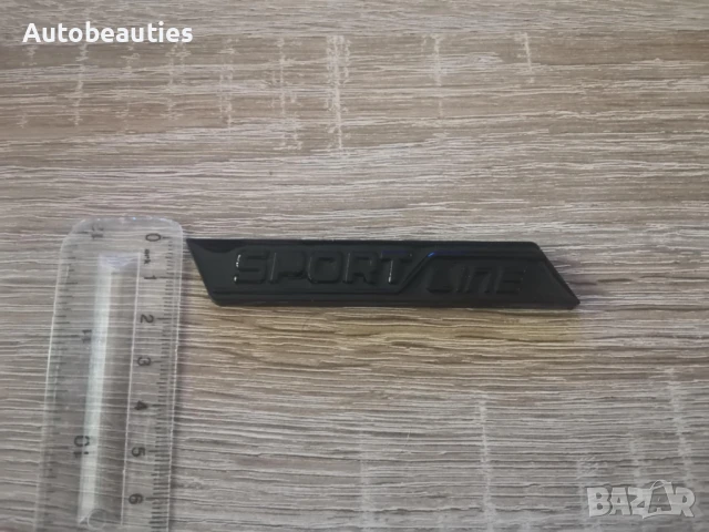 Skoda Sportline черен гланц емблема , снимка 3 - Аксесоари и консумативи - 51165286