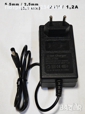 ЗАРЯДНО за 18V Акумулаторни батерии/уреди/инструменти 21V/0,8-2,0A, снимка 3 - Други инструменти - 53406561