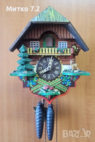 Стар немски часовник кукувица, снимка 9 - Антикварни и старинни предмети - 53160697