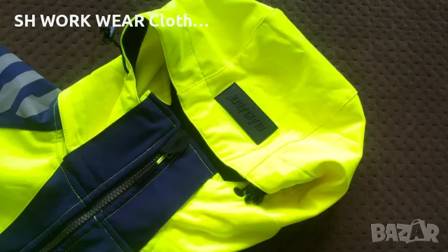 BLAKLADER 4491 2513 High Vis Softshell Work Stretch Jacket размер S еластично работно яке W4-220, снимка 5 - Якета - 46889365