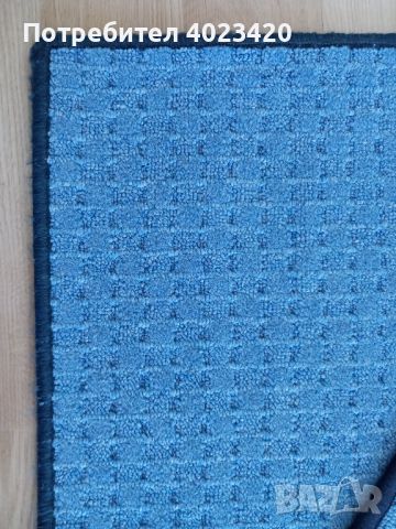 Мини килим в синьо, снимка 3 - Килими - 45429250
