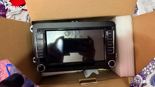 Mултимедия Андроид за голф пасат seat skoda AndroidAuto/CarPlay, снимка 3 - Аксесоари и консумативи - 53064707