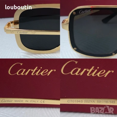 Cartier мъжки слънчеви очила 2 цвята, снимка 5 - Слънчеви и диоптрични очила - 50741556