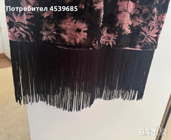 Ефектна мини рокля с ресни, снимка 2 - Рокли - 54149011