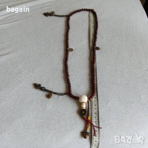 Уникален тибетски амулет- броеница., снимка 8 - Антикварни и старинни предмети - 51039625