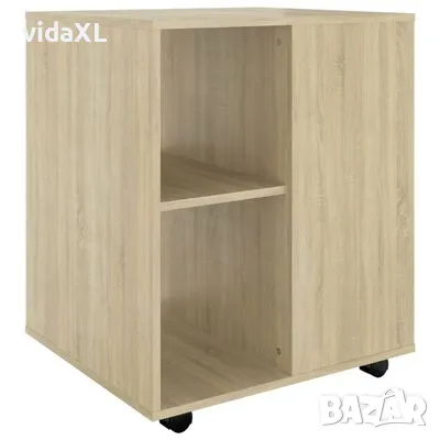 vidaXL Подвижен шкаф, дъб сонома, 60x53x72 см, ПДЧ(SKU:808461), снимка 1 - Шкафове - 49042377