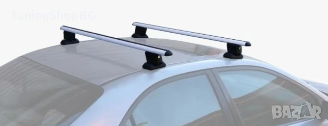 Греди напречни за багажник за кола напречни за фабрични резби на покрива, 120см, с ключ, снимка 2 - Аксесоари и консумативи - 54043272