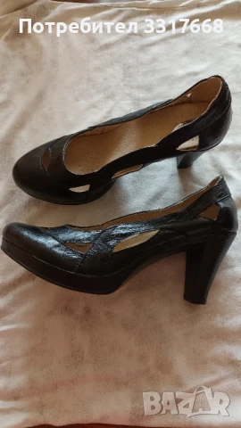 Официални летни обувки естествена кожа номер 39, снимка 2 - Дамски обувки на ток - 50745724