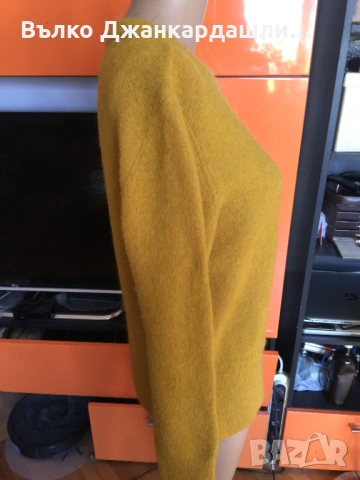 Дамски пуловер H&M в цвят горчица, размер М, снимка 4 - Блузи с дълъг ръкав и пуловери - 53768759