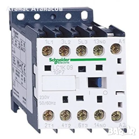 КОНТАКТОР 9A LC1K0910M7 /220V AC 50/60Hz 3NO+1NO, снимка 1 - Ключове, контакти, щепсели - 48777786