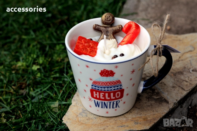 Ръчно изработени ароматни коледни свещи, снимка 9 - Декорация за дома - 52669872