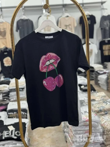тениска с череши , снимка 2 - Тениски - 50913654