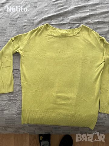 Италиански дизайнерски пуловер, снимка 2 - Блузи с дълъг ръкав и пуловери - 46451412