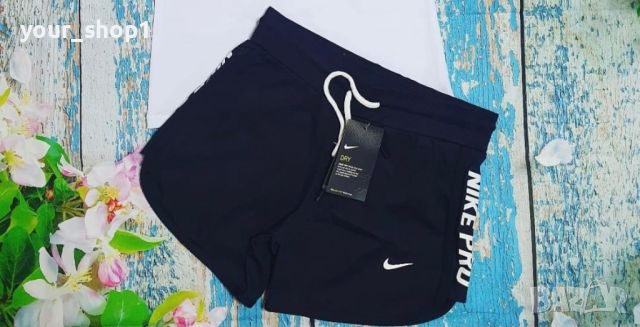 Nike pro дамски къси панталони , снимка 1 - Панталони - 46146101