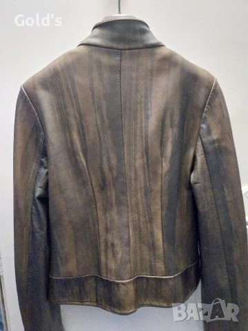 Италианско кожено яке , снимка 4 - Якета - 53564989