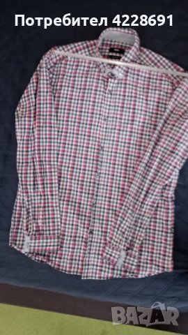 Памучни ризи BOSS, CMP, Columbia р-р 46 за туризъм и приключения