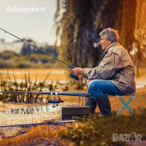 Сгъваемо къмпинг столче, леко и компактно, до 150 кг, снимка 2 - Къмпинг мебели - 53032707