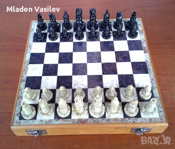 Тайландски шахматен комплект , снимка 4 - Шах и табла - 53472639