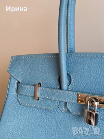 Hermes Birkin, небесно синя, снимка 2 - Чанти - 48065923