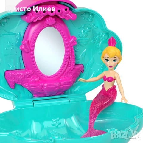 Комплект Disney Princess Малката русалка Ариел кукла с аксесоари , снимка 7 - Кукли - 53166145