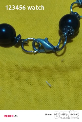 Красиво колие със естествени каменни и юанистс, снимка 4 - Колиета, медальони, синджири - 53890169