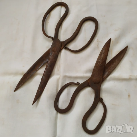 Стари ножици, снимка 3 - Антикварни и старинни предмети - 53176258