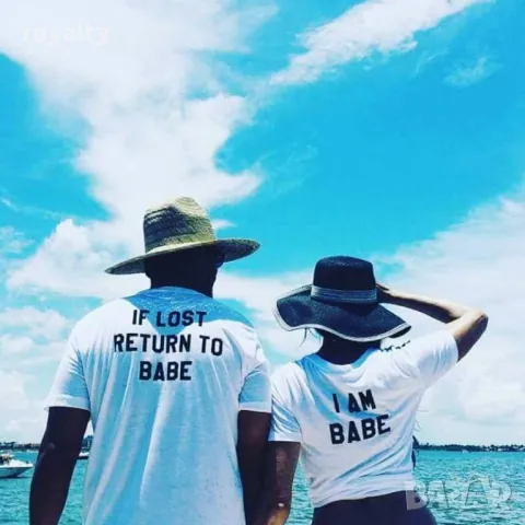 Памучни тениски за двойки Различни дизайни , снимка 2 - Тениски - 49887246