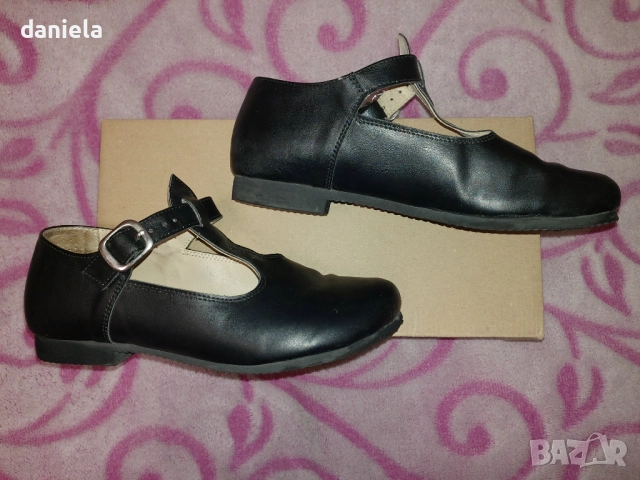Скарпини-естествена кожа 34номер, снимка 2 - Детски обувки - 52576985