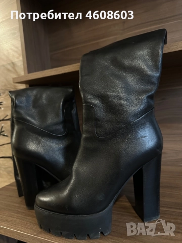 Дамски ботуши от естествена кожа, снимка 4 - Дамски ботуши - 51978945