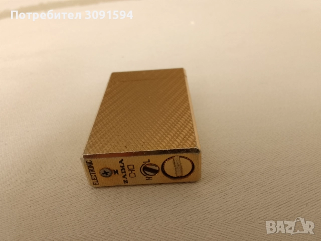   Винтидж Позлатена Газова запалка Zaima  Japan . Работи добре! Напълно обслужена!, снимка 8 - Запалки - 51829944